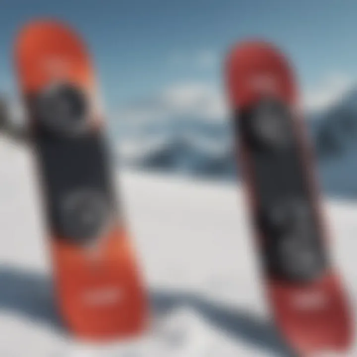 Comparison chart highlighting advantages and disadvantages of flat out rocker snowboards.