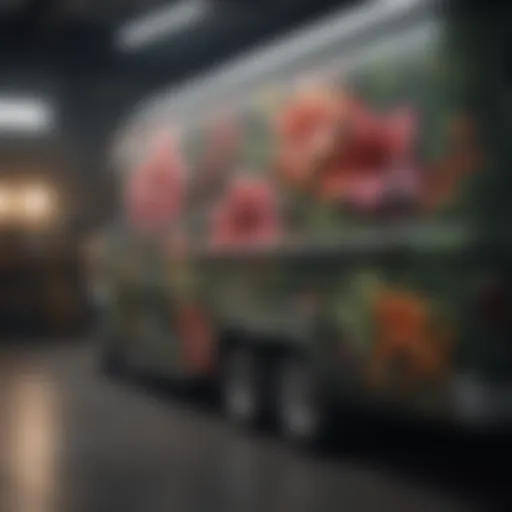 Exquisite Floral Van Painting