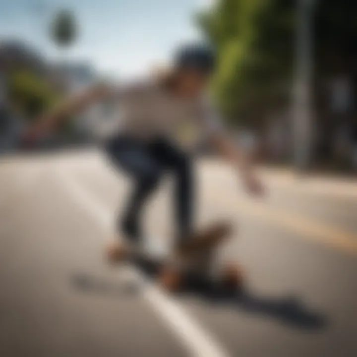 Graceful Movement on Longboard