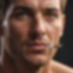 Conceptual illustration of health deterioration due to tobacco