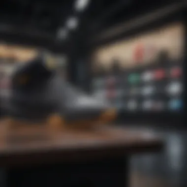 Athletic Excellence Showcase High-Quality Athletic Gear Display at Nike Store in Napa