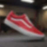 Innovative Design of Kyle Walker Vans Red Sneakers