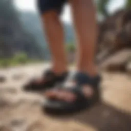 Innovative disruptor sandal design for extreme sports