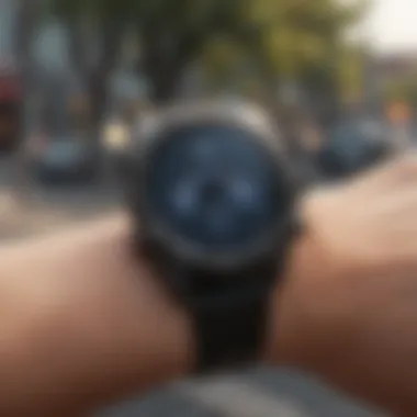 Innovative GPS Smart Watch Interface