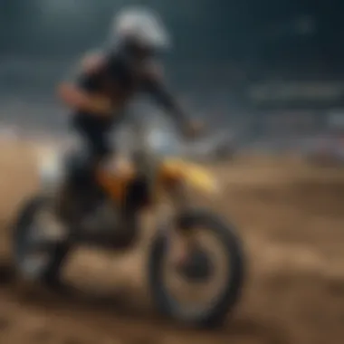 Intense Supercross Battle