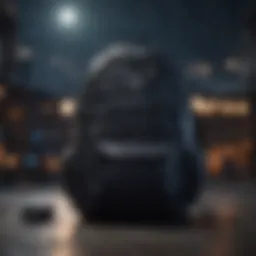 Black Starry Night Backpack