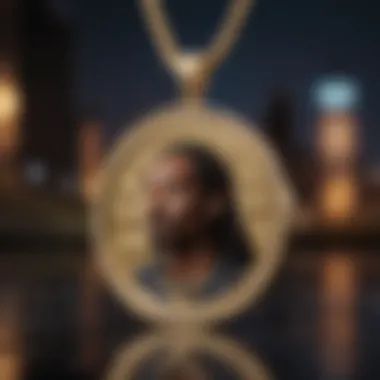 Trendsetting King Ice x Snoop Dogg Medallion Necklace