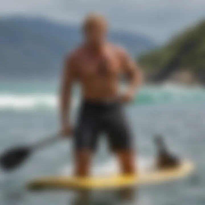 Laird Hamilton paddle board showcasing advanced paddle techniques