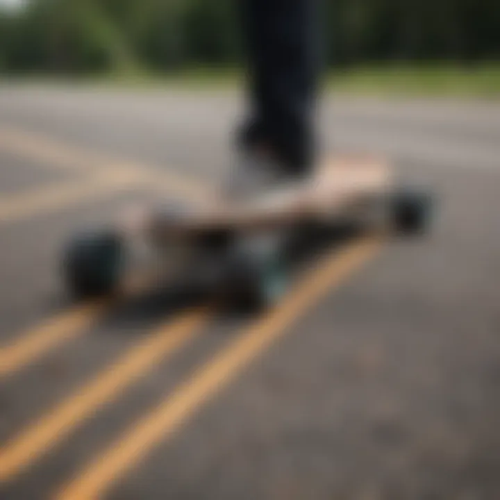 Different materials used in Landyachtz longboards highlighting durability and flexibility