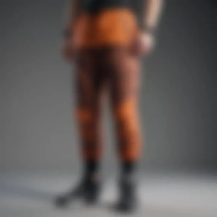 Naruto sweatpants fabric texture