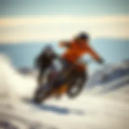 Dynamic lifestyle featuring extreme sports activities
