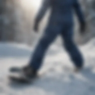 Snowboarding Thrills Navy Adidas Pants in Snowboarding Freestyle Session