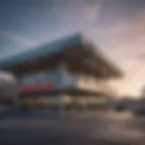 Exterior view of the New Orleans Travel Center showcasing its architectural beauty