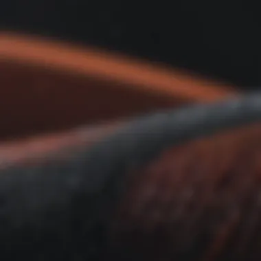 Close-up of advanced material technology in Nike clothing