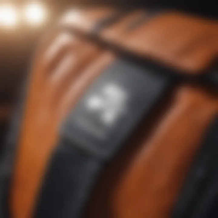 Close-up of the durable and functional material used in Nike Heritage Crossbody Bag