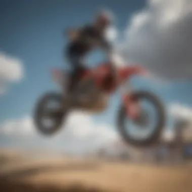 Motorcycle Jump Highlight A thrilling motorcycle jump showcased in the Nitro Circus Live Tour