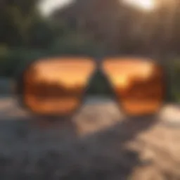 Stylish Oakley Sutro Prism sunglasses on display against an outdoor backdrop