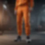 Orange Nike Sweats Material Innovation