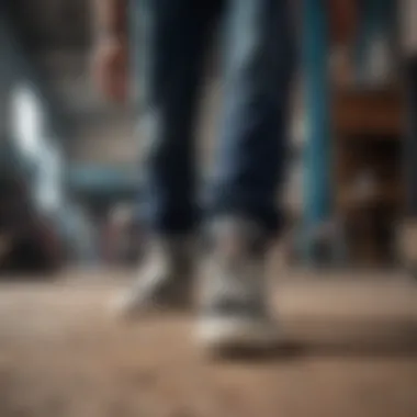 Extreme Sports Enthusiast Wearing Vans MTE Shoes Extreme Sports Enthusiast Wearing Vans MTE Shoes