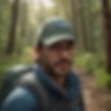 Stylish Patagonia Cap on Forest Trail