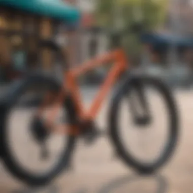 The innovative features of the Pedego City Commuter displayed in a close-up view