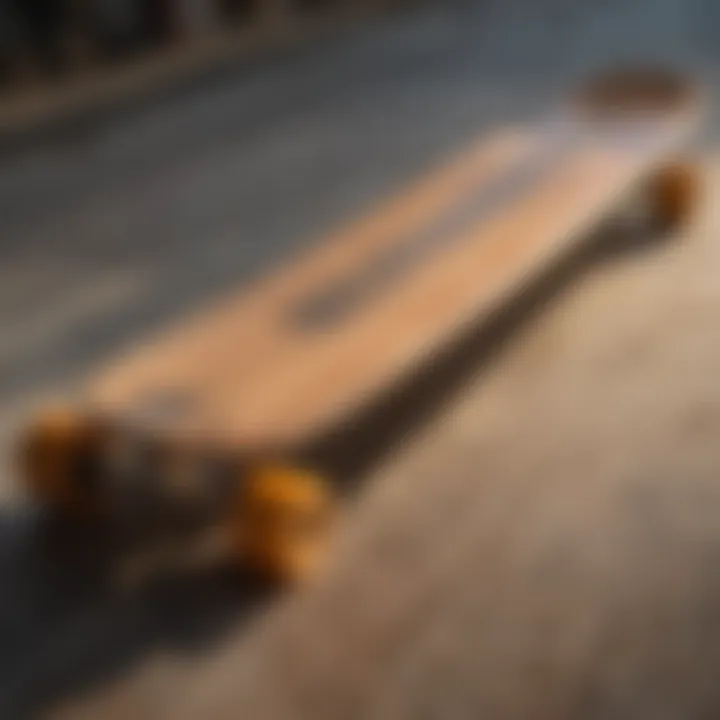 Artisan Craftsmanship of Plain Wood Skateboard