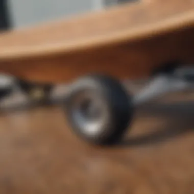 Exquisite Wood Grain Detailing on Skateboard