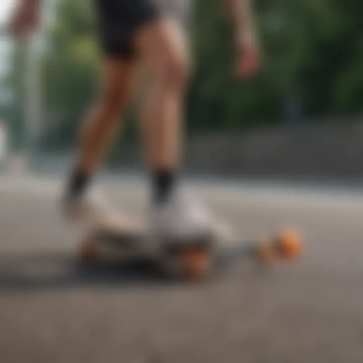 Precision Footwork in Dance Longboarding