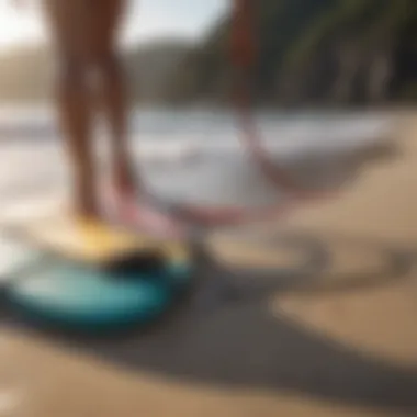 Surfboard leash with quick-release mechanism