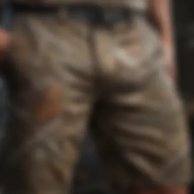 Realtree Camouflage Shorts Close-Up