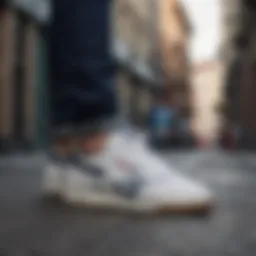 Iconic Reebok Classic C Revenge Sneaker in Urban Setting