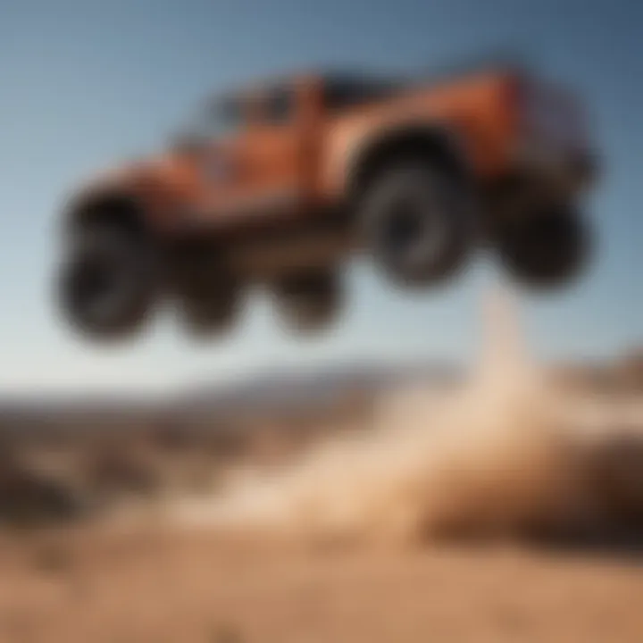 Adrenaline-Pumping Sidewinder Truck Jump