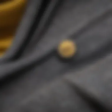 Close-up detail of Simpson's hoodie fabric texture