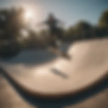 Intense Skateboarding Ramp Session Skateboard Ramp Session