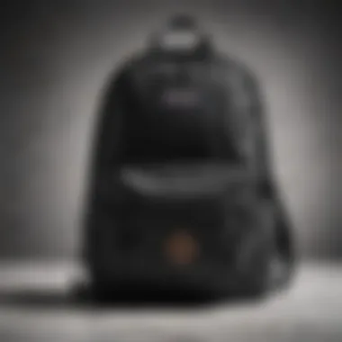 Sleek Black Jansport Backpack on Marble Background