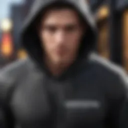 Sleek and Stylish Black Hoodie