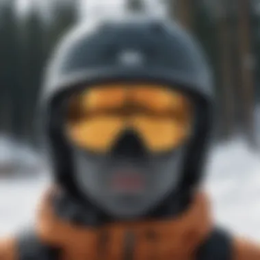 Protective snowboarding helmet with advanced safety features