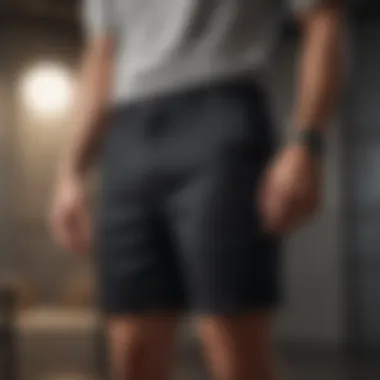 Versatile Styling Options for Every Occasion A well-organized wardrobe featuring different styling options for black chino shorts