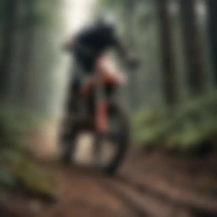 Thrilling Enduro Trail through Dense Forest