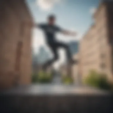 Daring parkour stunts in Montreal 2022