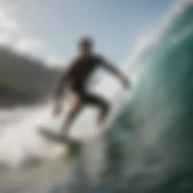 Surfer conquering a barrel at Salsa Brava