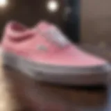 Pink Vans with Abstract Design