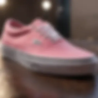 Pink Vans with Abstract Design