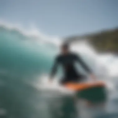 A competitive bodyboarding event capturing the intensity and excitement