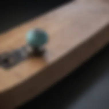 The Anatomy of a Skateboard Deck Close-up view of a skateboard deck showcasing its materials and design.