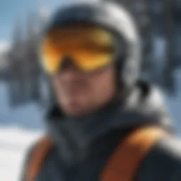 Advanced ski apparel showcasing Oakley technology