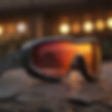 Impact of Lens Color on Visibility Comparison of visibility with different lens colors in outdoor settings