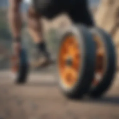 Impact of Bones Wheels on Performance Athlete demonstrating the impact of bones wheels during extreme sports action