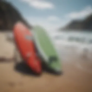 Comparison of motorized surfboards with traditional surfing gear