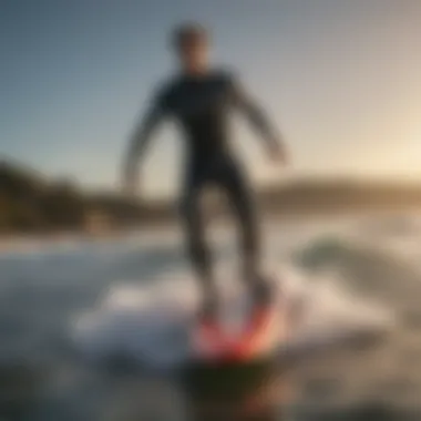 A breakdown of features in a high-end motorized surfboard